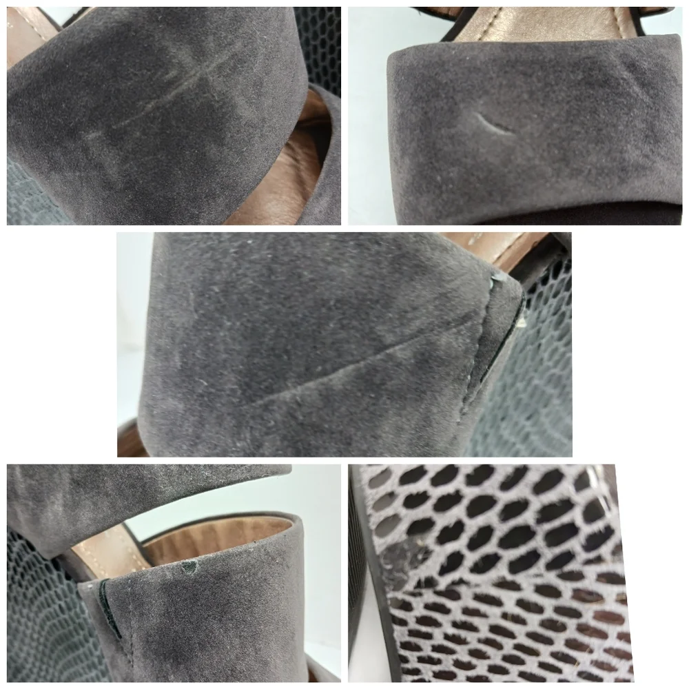 BCBGeneration Gray Platform Wedges - Picture 3 of 15